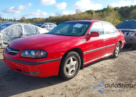 2002 Chevrolet Impala Ls from USA, damaged, VIN 2G1WH55K329238047